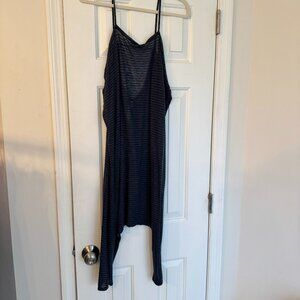 Free People Intimately Striped Harem Romper Size Small